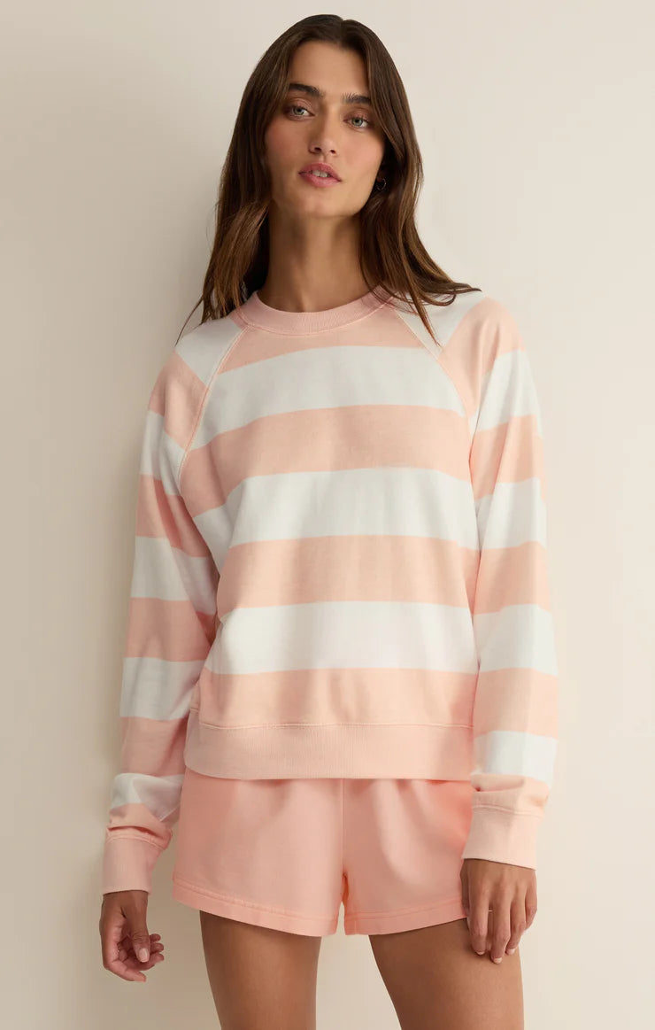 Saldana Stripe Sweatshirt - gilt+gossamer