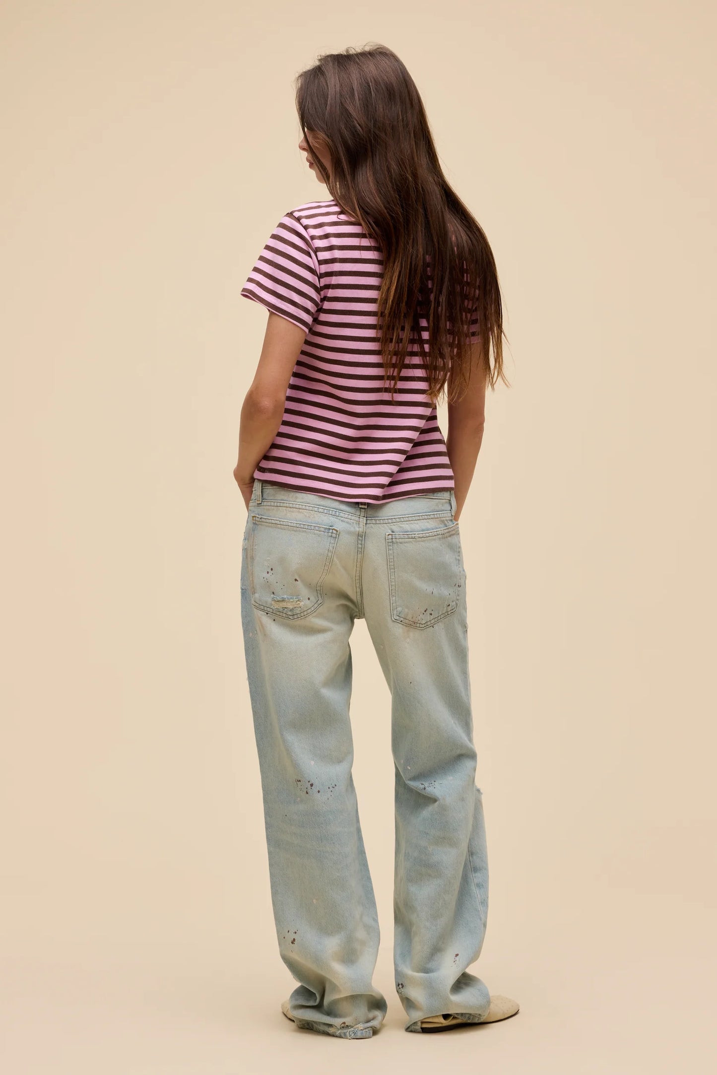 Daydreamer LA Stripe Vintage Tee