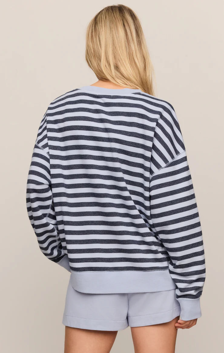 The Everyday Striped Crewneck Sweatshirt
