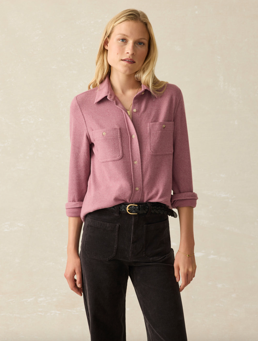 faherty dress shirts Faherty Women's Laguna Linen Relaxed Shirt