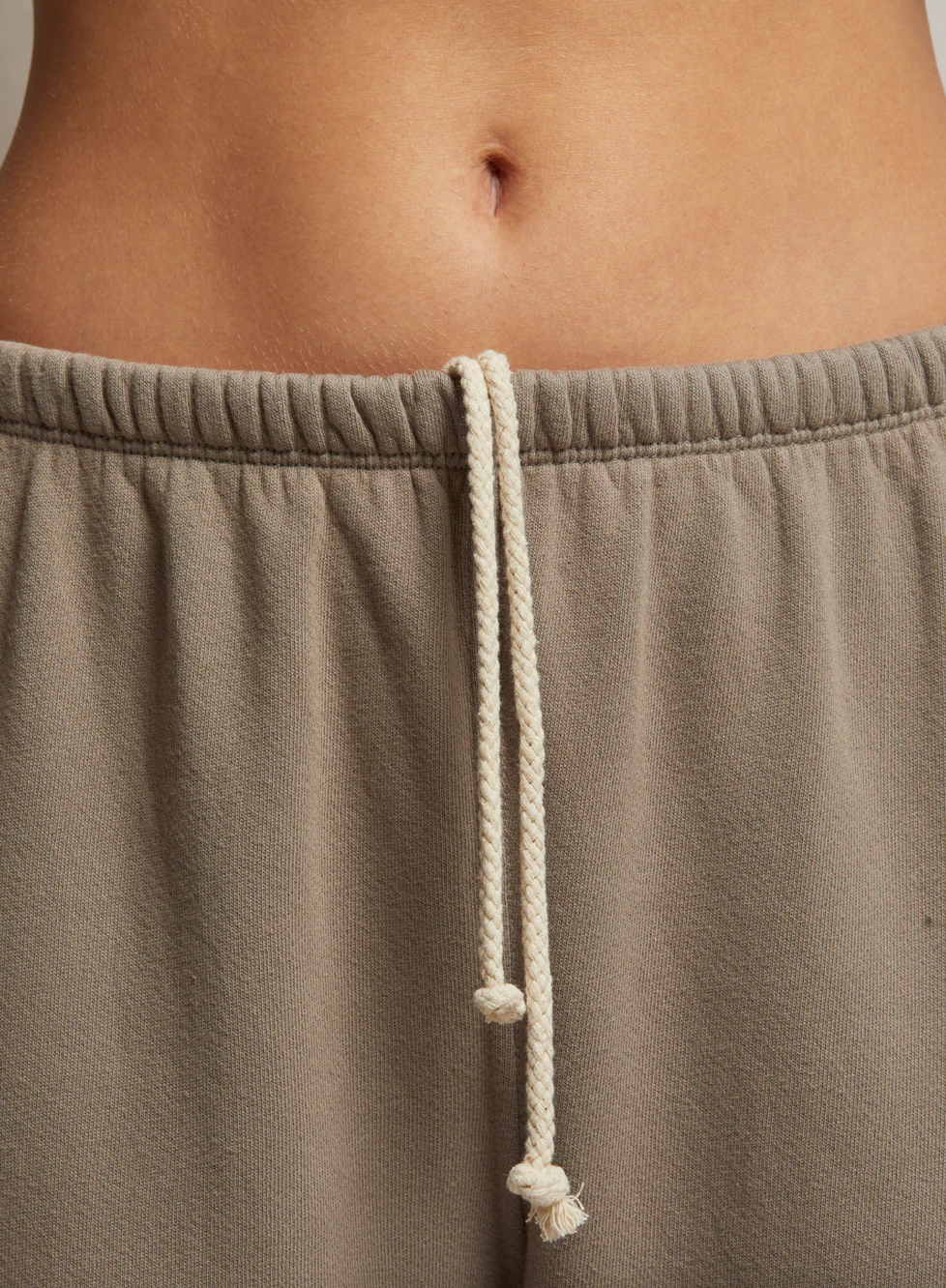 Perfect White Tee Stevie Joggers - Mushroom - gilt+gossamer