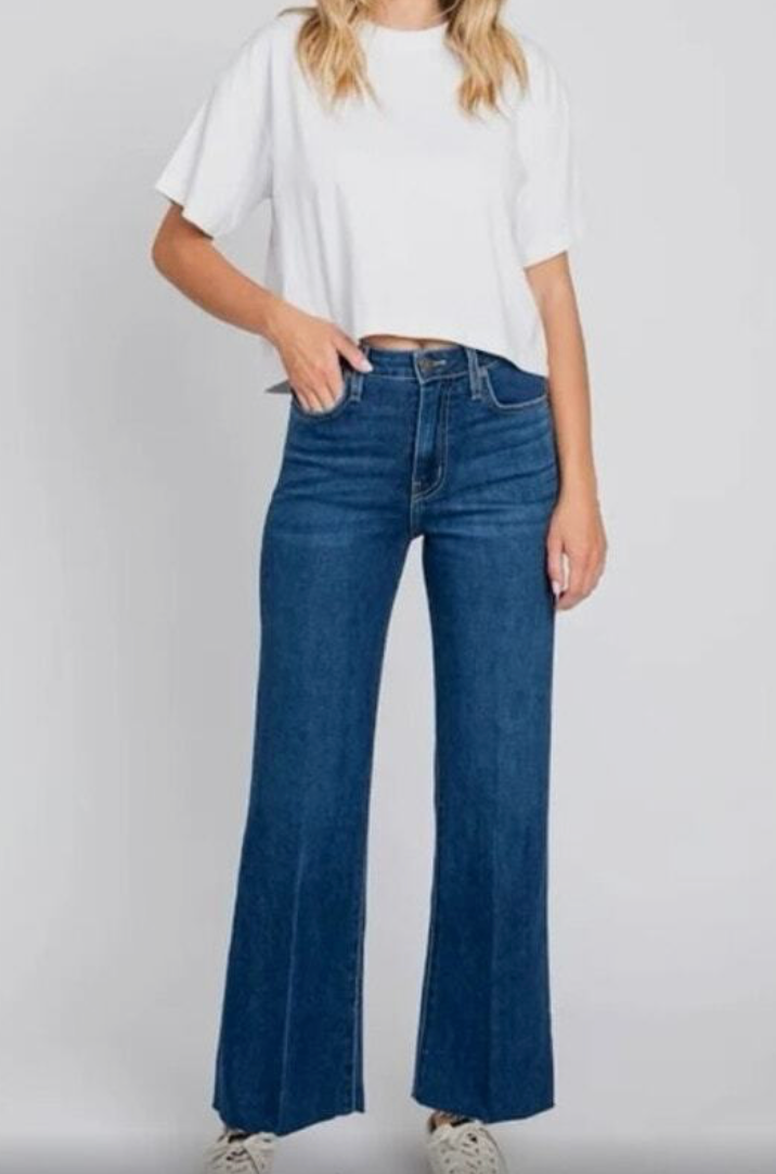 Letters To Juliet - Sicily Scissor Cut Hem - Dark Wash - gilt+gossamer