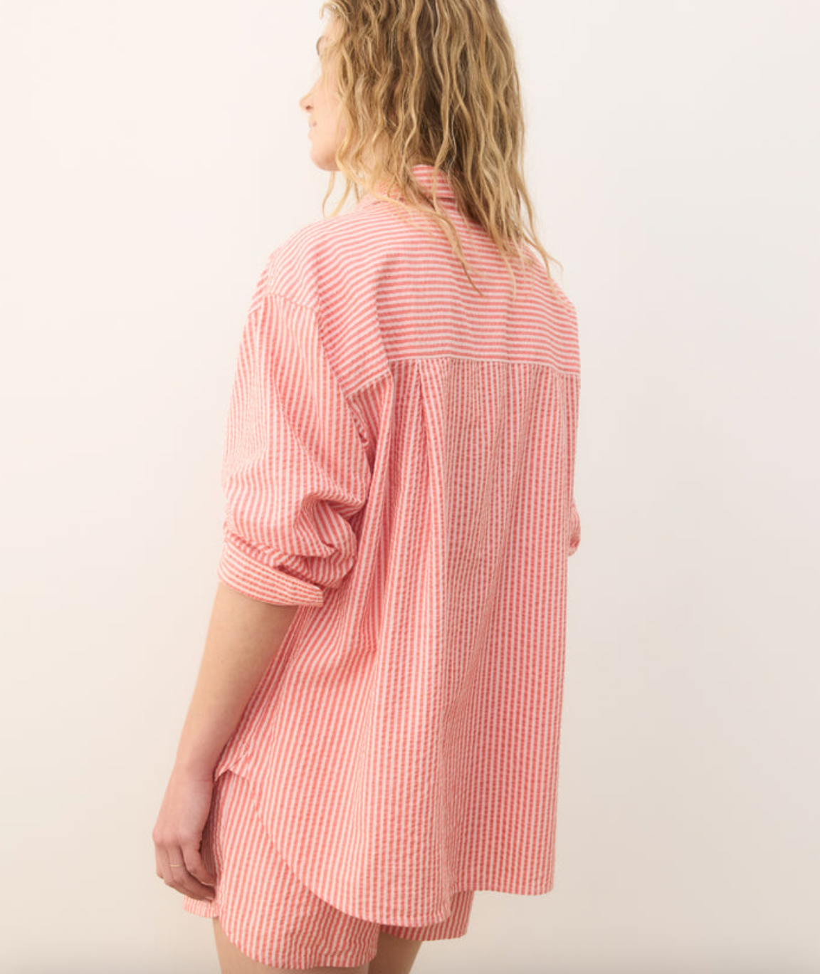 Marine Layer Gracey Oversized Seersucker Shirt