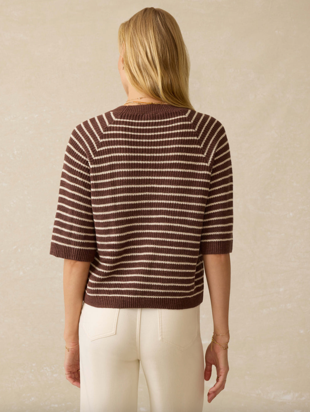 Faherty Miramar Linen Sweater Tee - gilt+gossamer