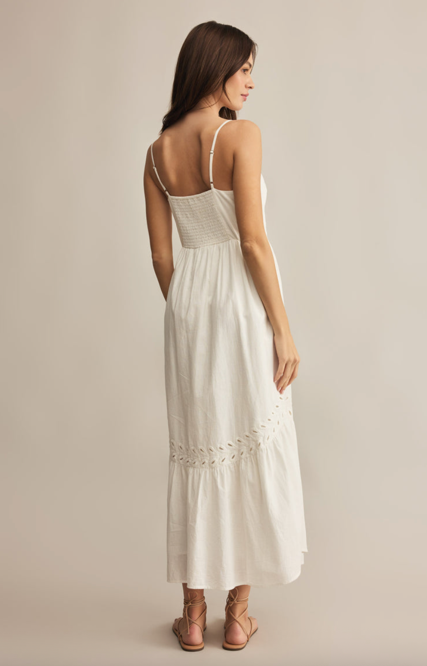 Citadelle Embroidered Linen Maxi Dress