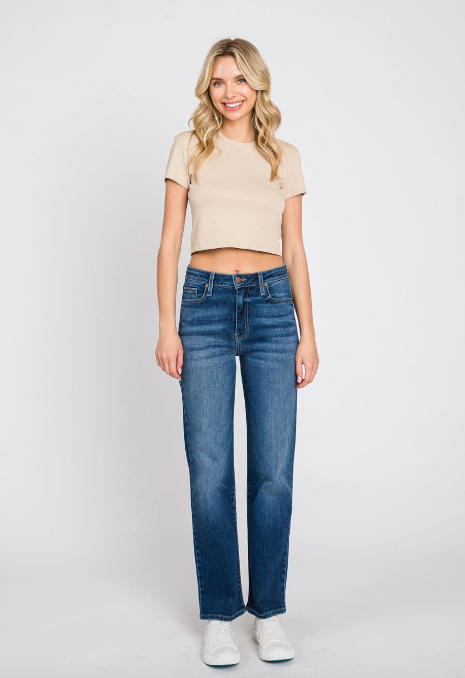 Letter To Juliet - Siena Basic Straight Leg Essential - Dark