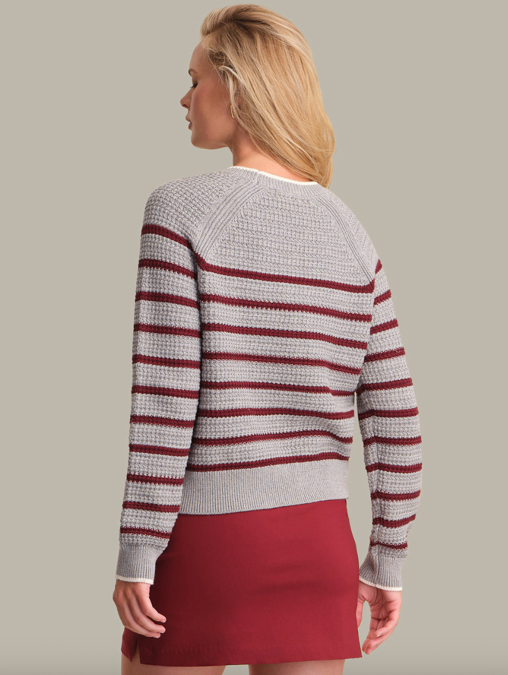 525 America Brooks Striped Pullover Sweater