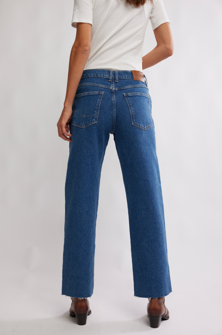 Free People We The Free Risk Taker Mid-Rise Jeans - Be Bold
