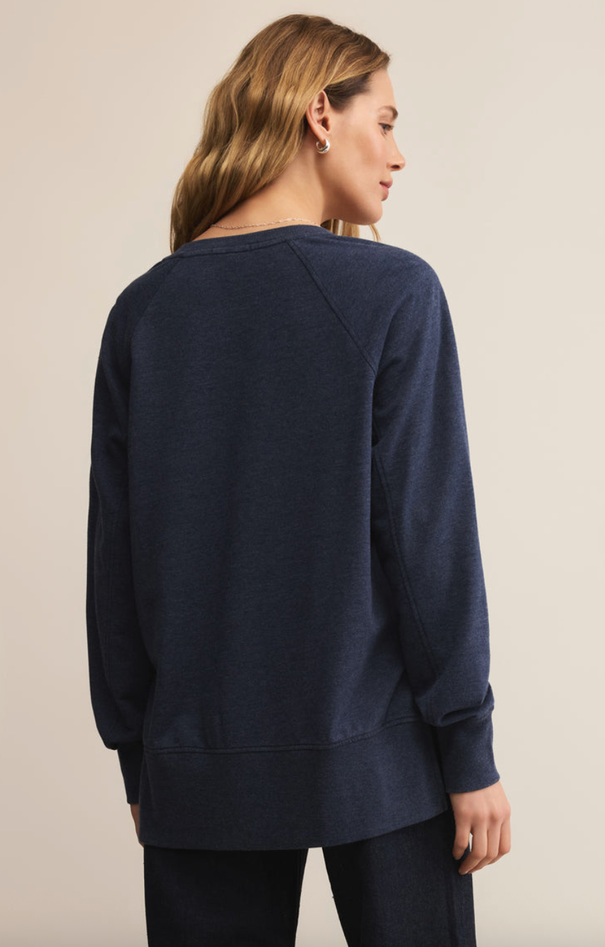 Modern V-Neck Weekender - Blue Sapphire