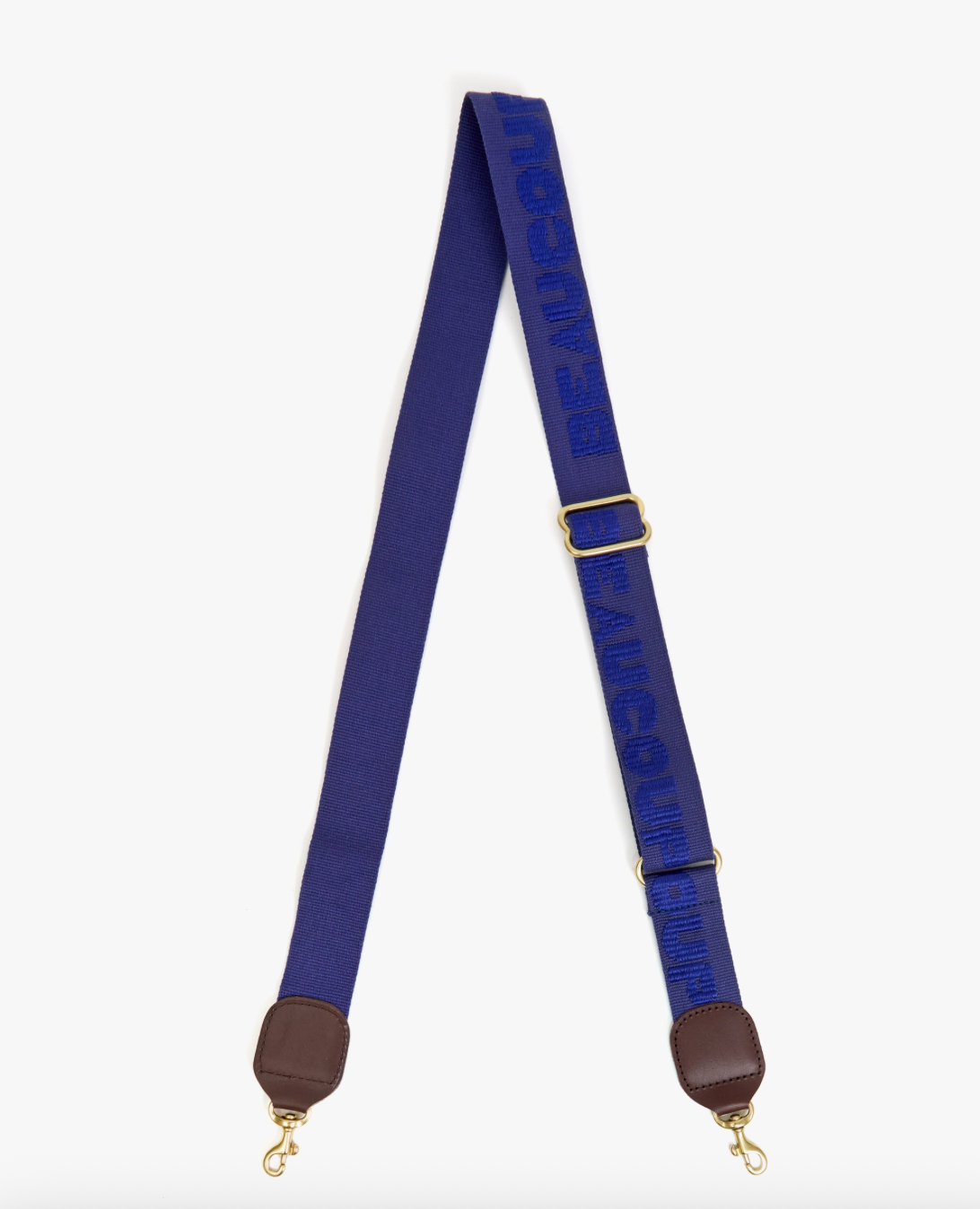 Clare V. Adjustable Crossbody Strap - Navy w/ Beaucoup Cool