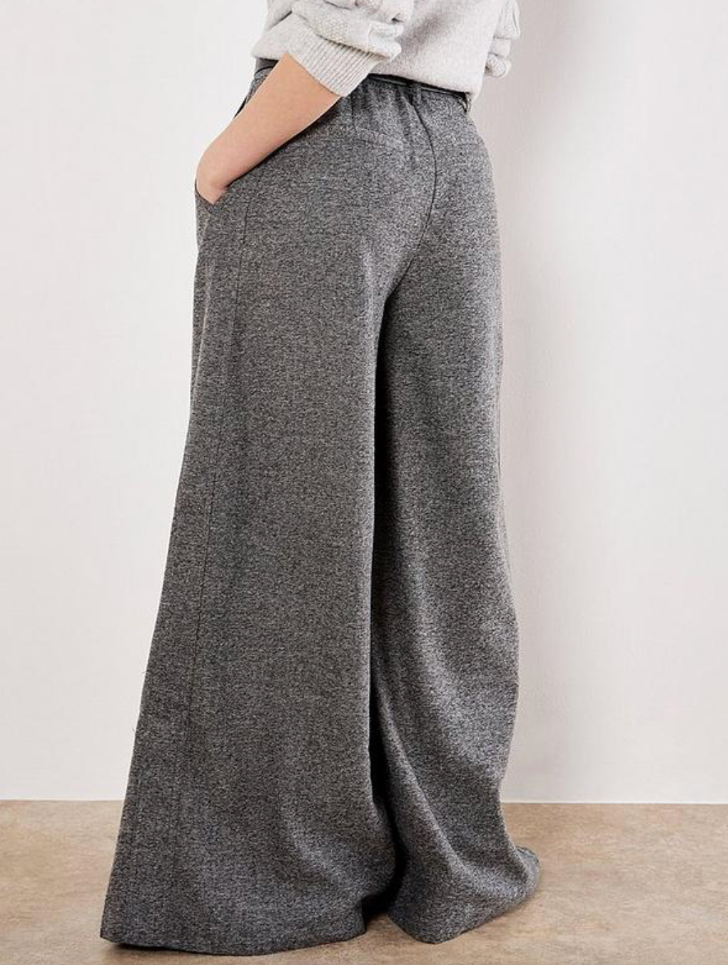 Apricot Invert Wide Leg Pleat Tailored Trousers