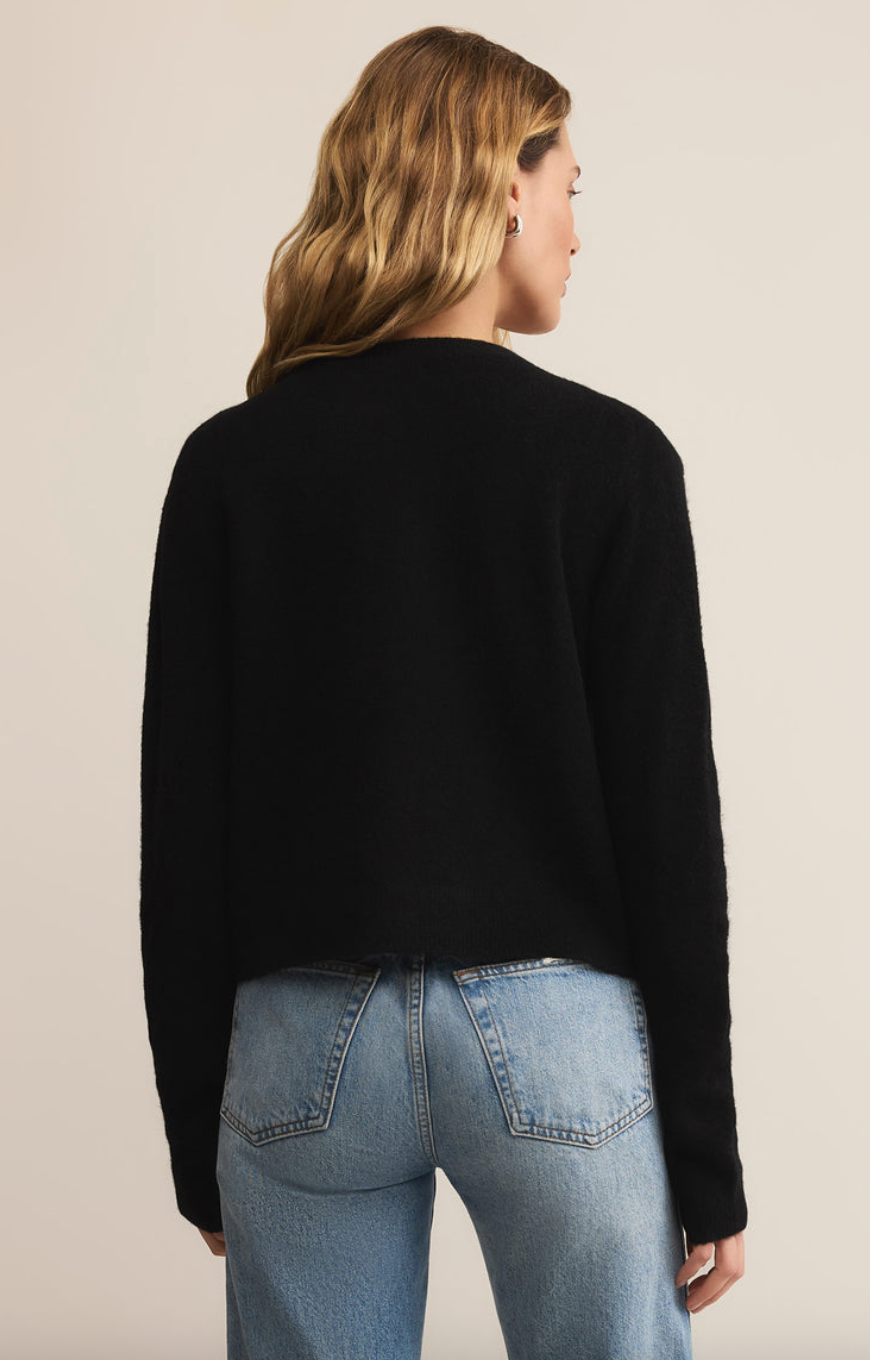Medina Cozy Cardigan - Black