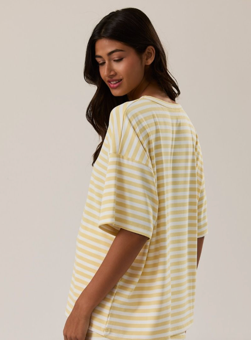 Dawn Stripe Tee - gilt+gossamer