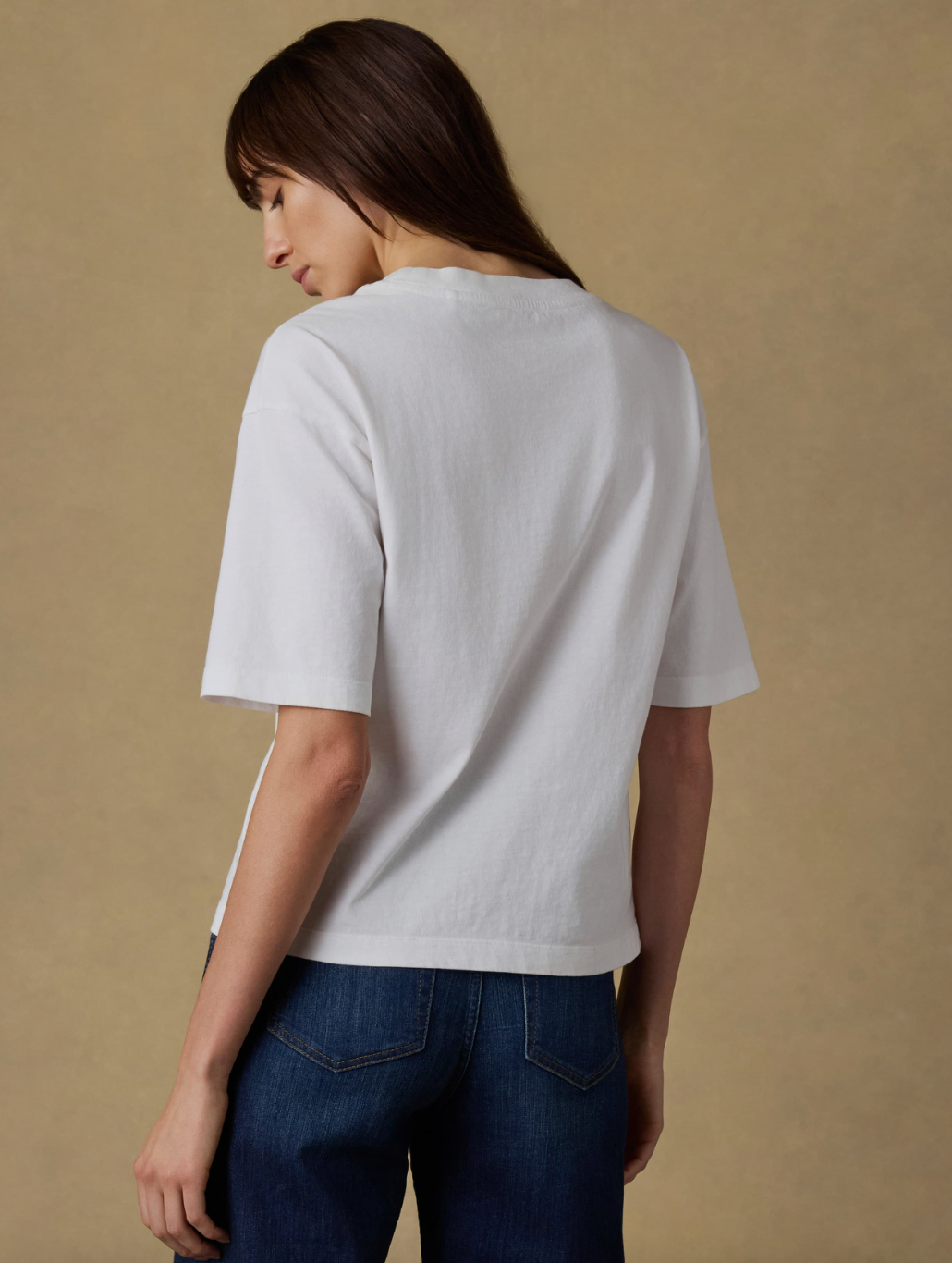 Faherty Recycled Cotton Vintage Tee - White - gilt+gossamer