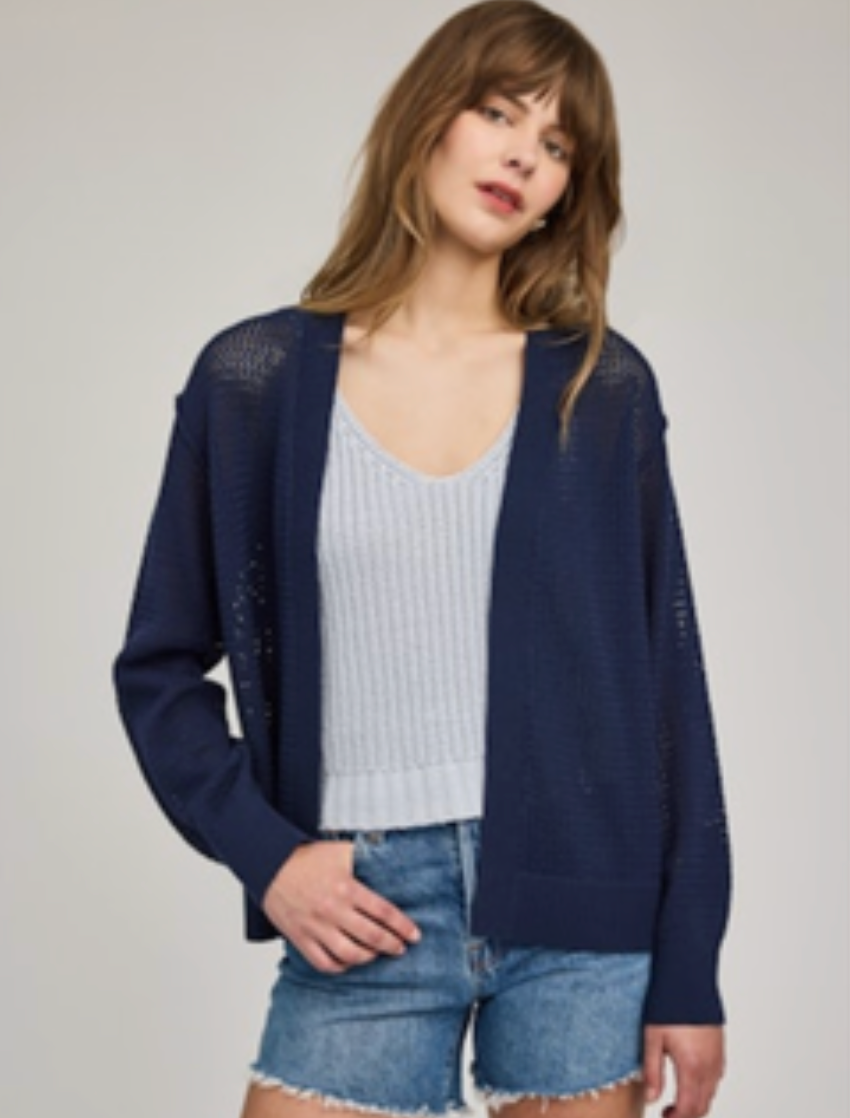 Drew Navy Cardigan