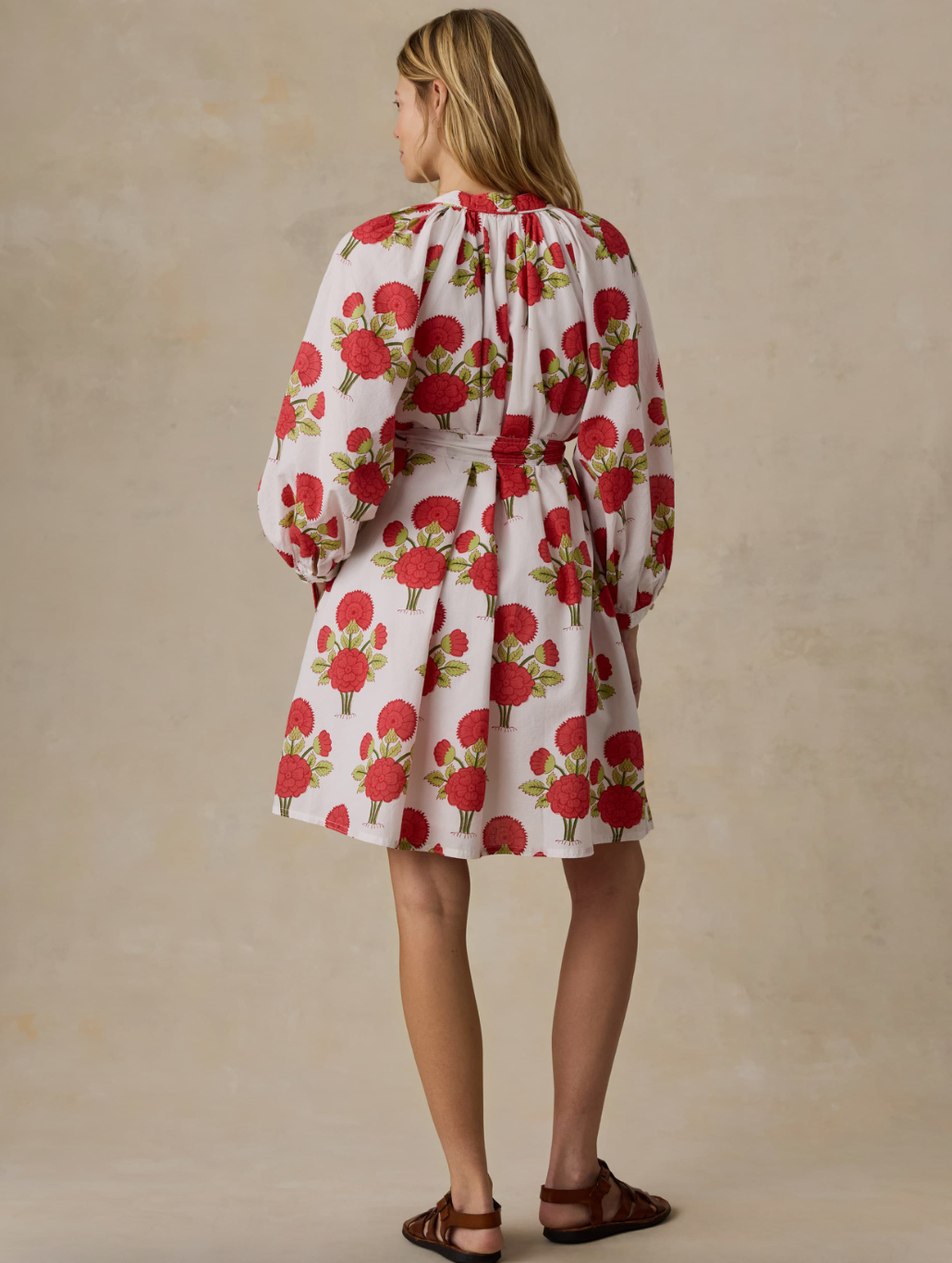 Faherty Voile Kaia Mini Dress - Bloom Poem