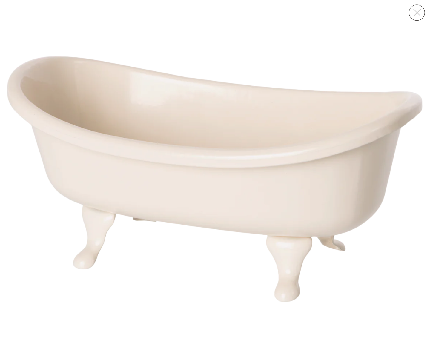 Maileg Bathtub, Miniature - gilt+gossamer