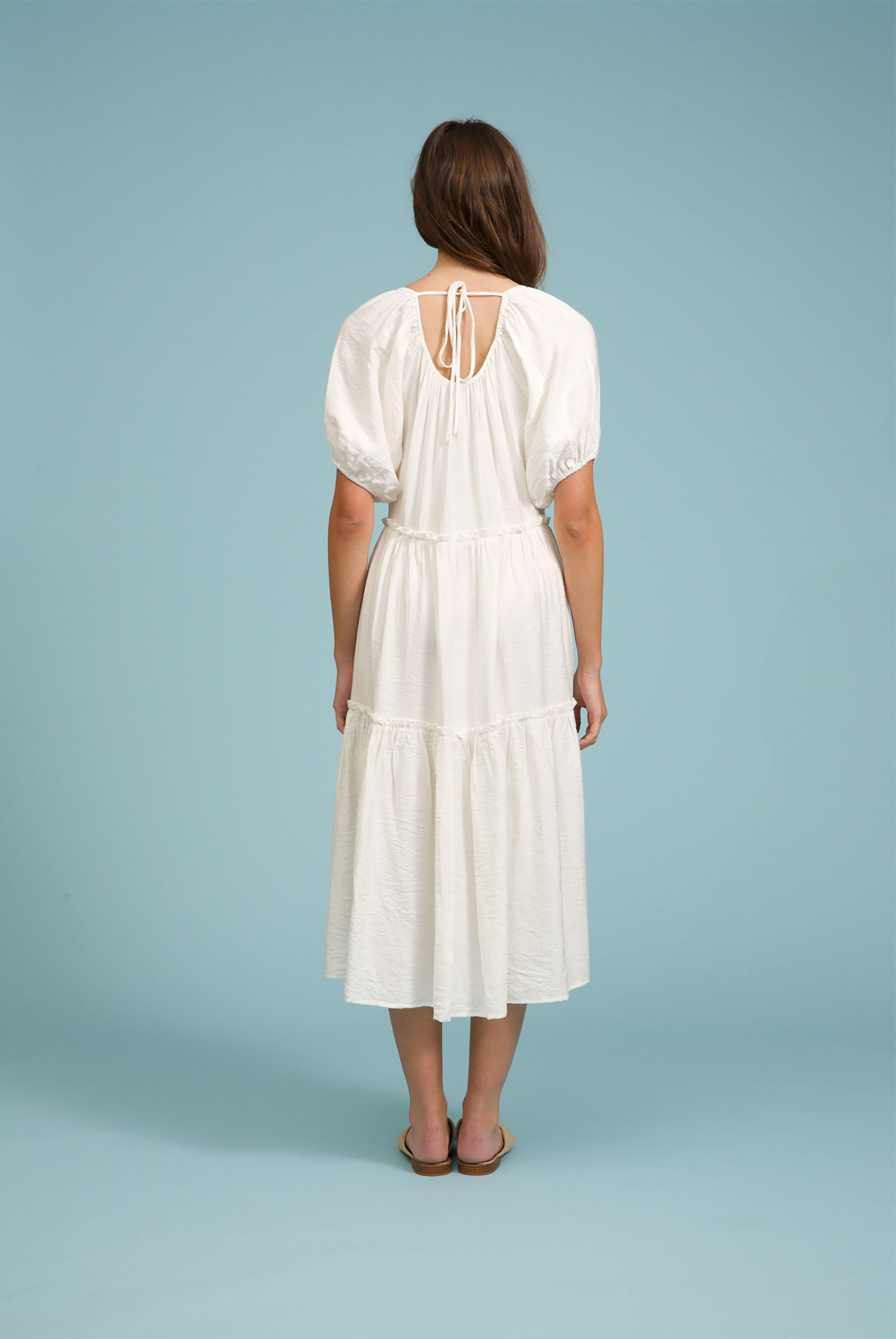 Maddox Tiered Midi Dress - gilt+gossamer