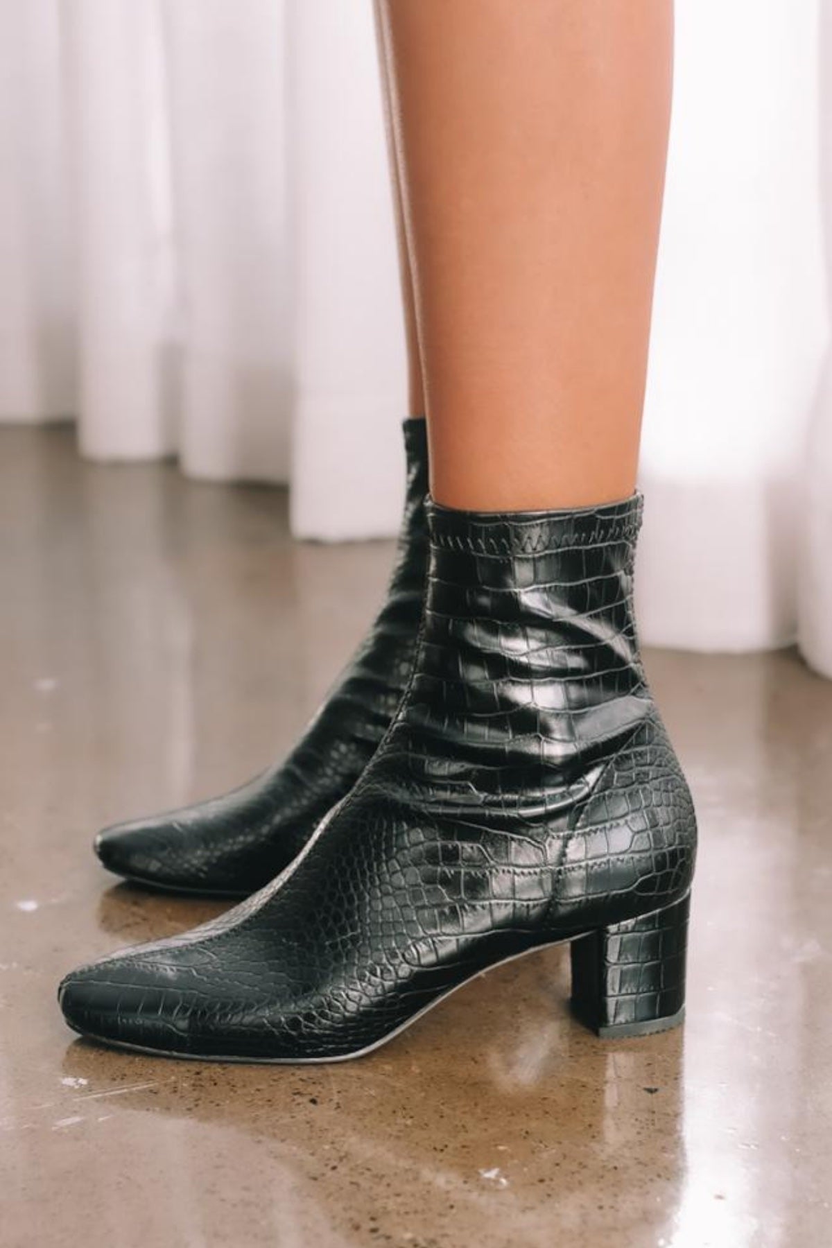Billini Jonas Croc Boots - gilt+gossamer