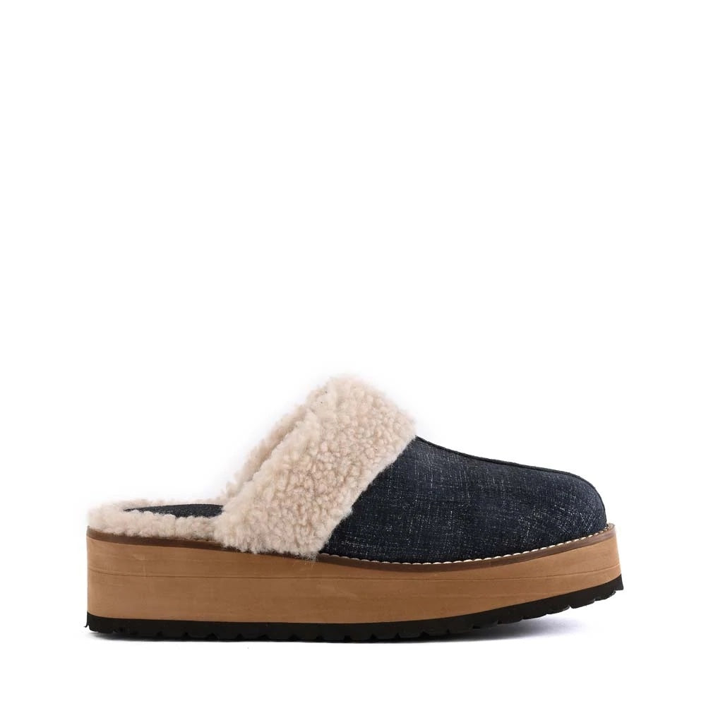 Seychelles Steady Platform Mule - gilt+gossamer