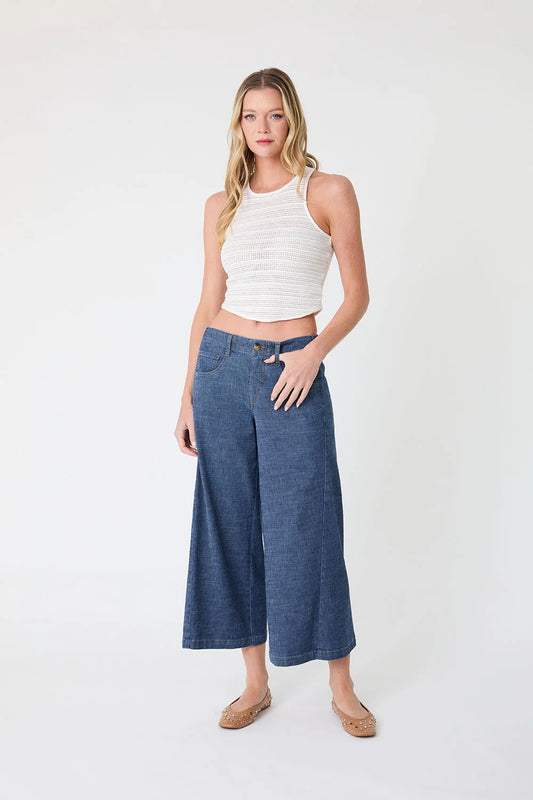 Aurora Wide Leg Pant - Starlight - gilt+gossamer