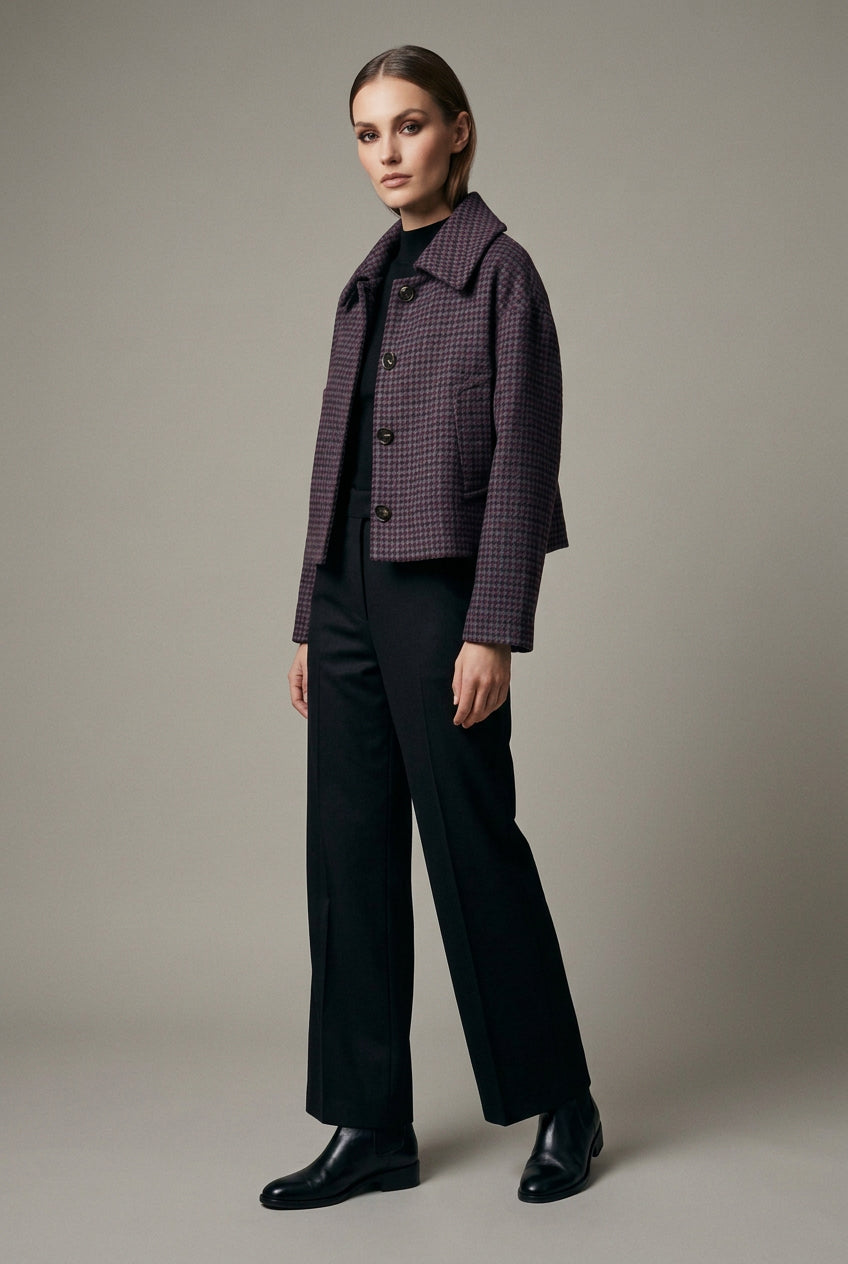 Sigrid Plaid Jacket - gilt+gossamer