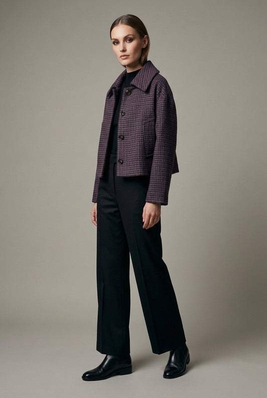 Sigrid Plaid Jacket - gilt+gossamer