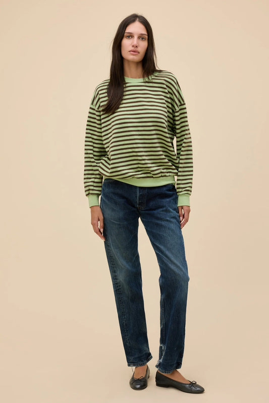 Daydreamer LA Stripe Terry Sweatshirt - gilt+gossamer