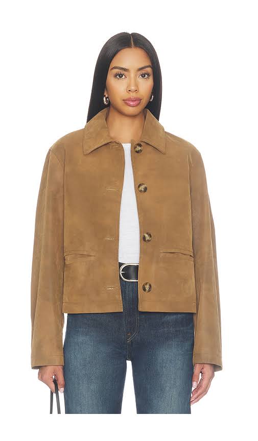 Free People Hera Vegan Suede Jacket