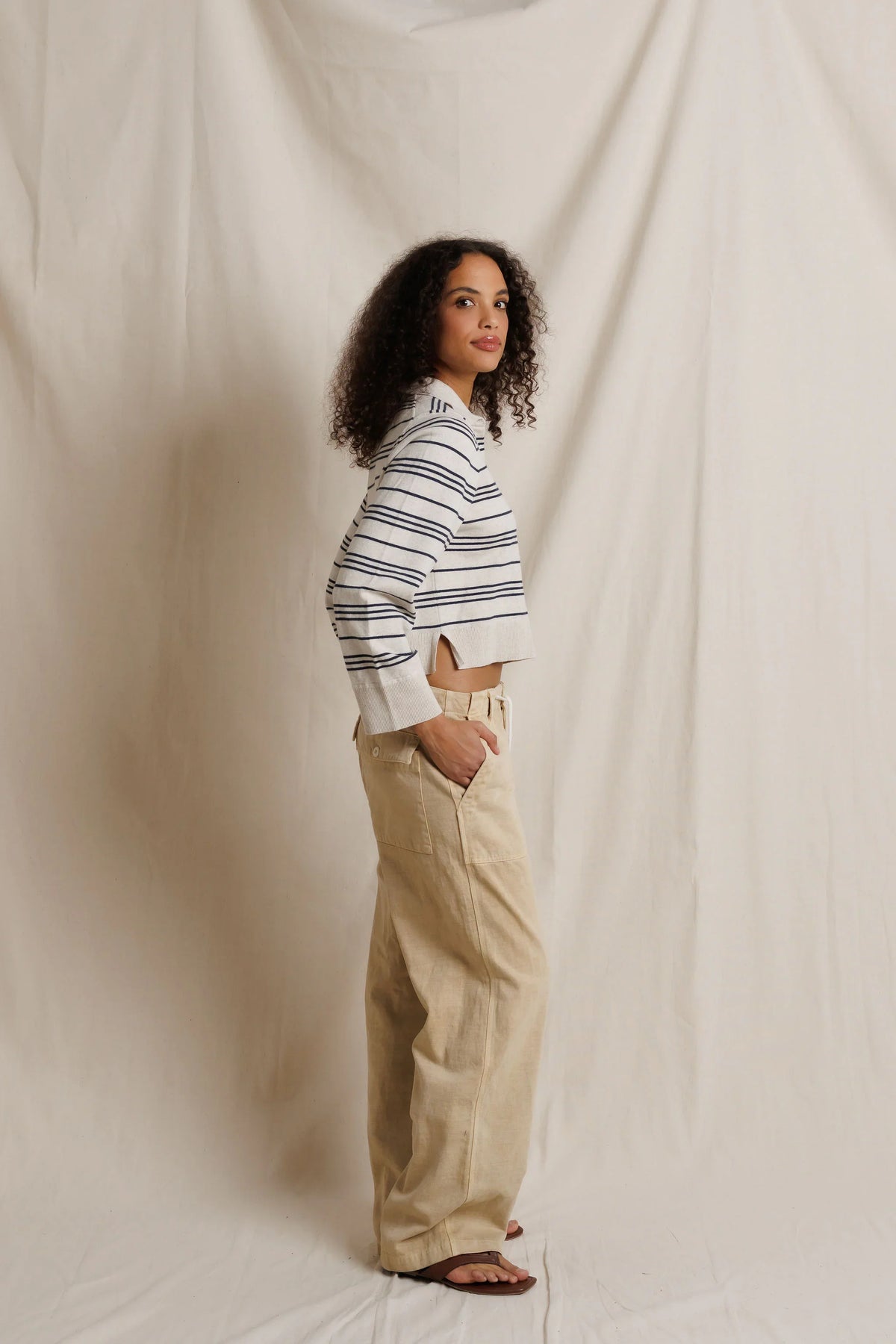 Perfect White Tee Ximena Rugby Sweater