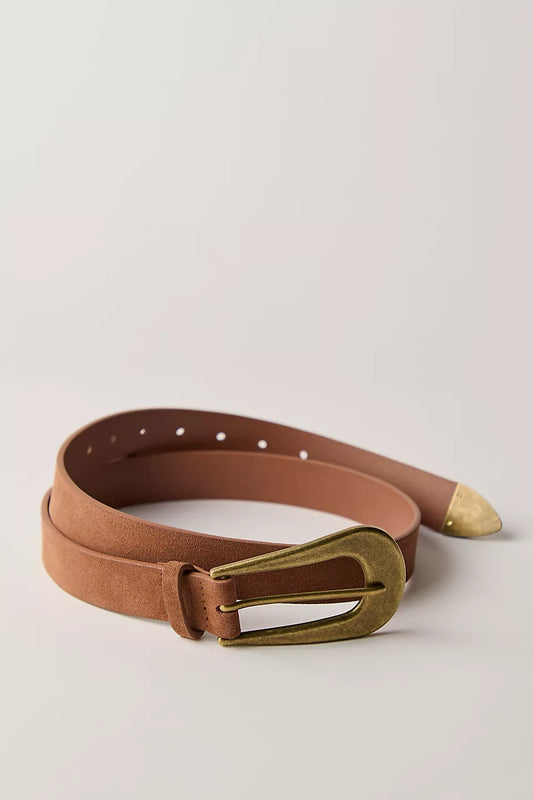 Free People Cannon Suede Belt