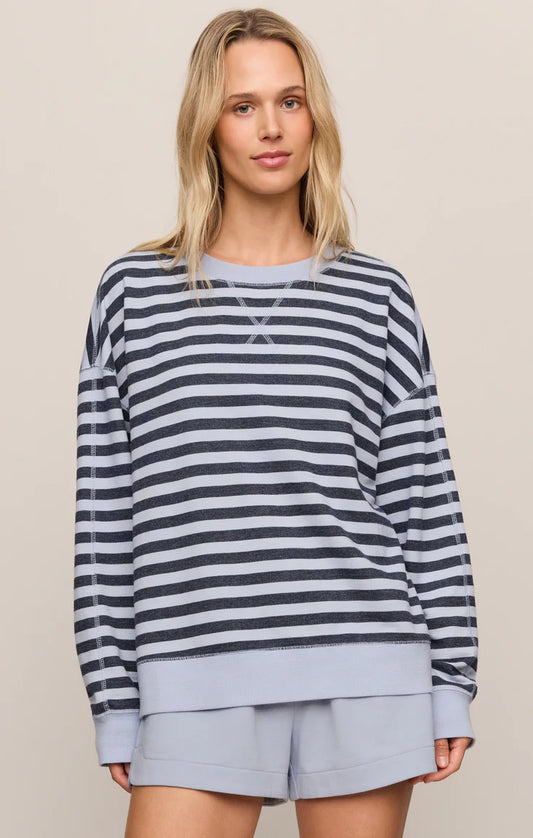The Everyday Striped Crewneck Sweatshirt