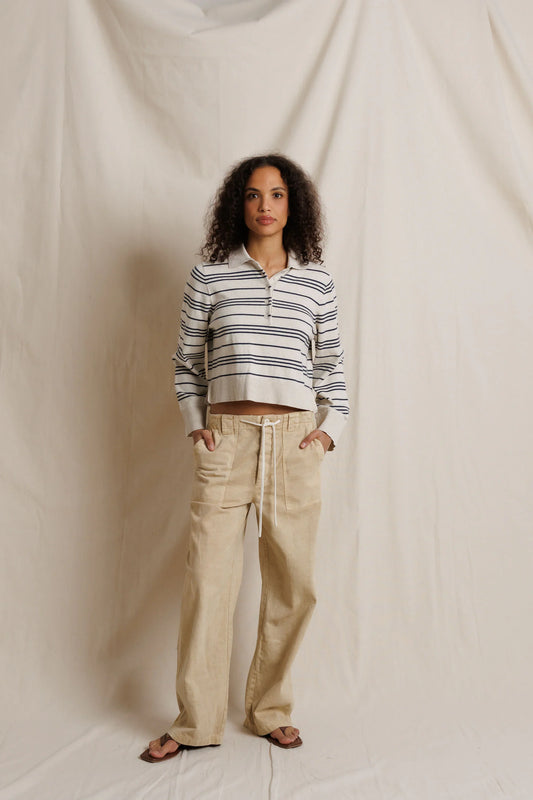 Perfect White Tee Ximena Rugby Sweater - gilt+gossamer