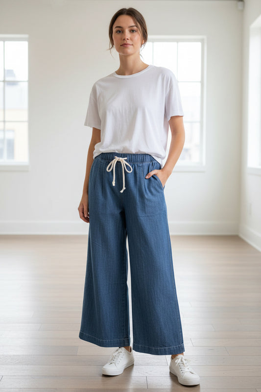 Miou Muse Straight Wide Leg Pants