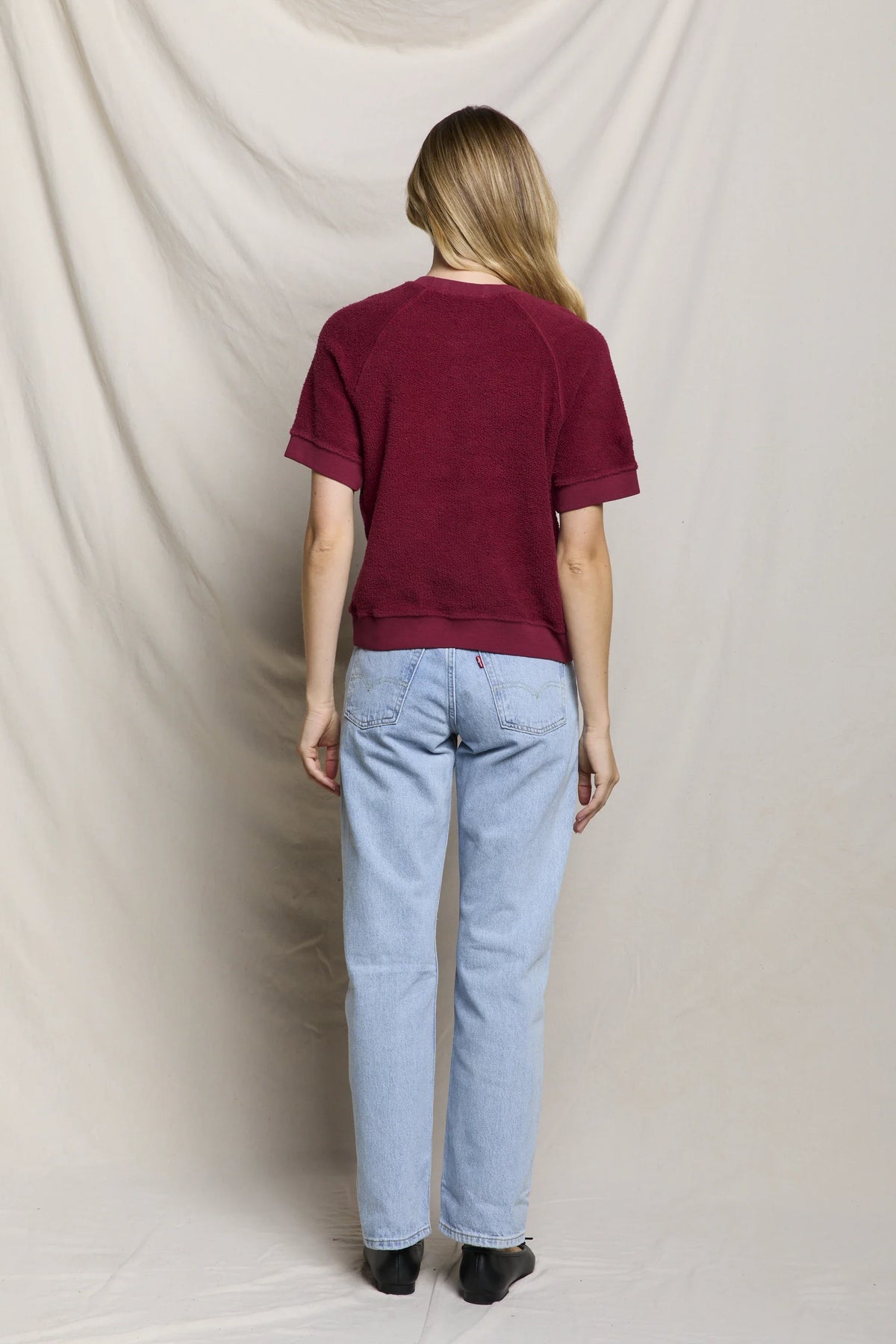 Perfect White Tee Kennedy Ziggy Short Sleeve - Ruby Red
