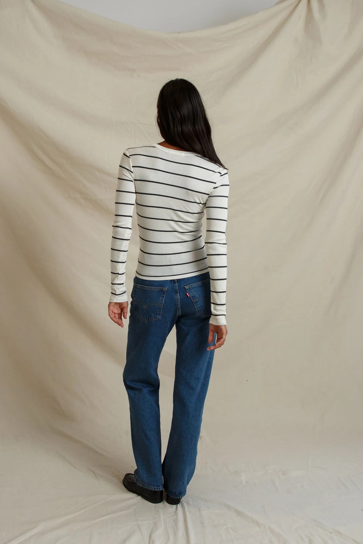 Perfect White Tee Bianca Long Sleeve Top