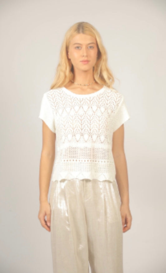 See U Soon Crochet Sweater - gilt+gossamer