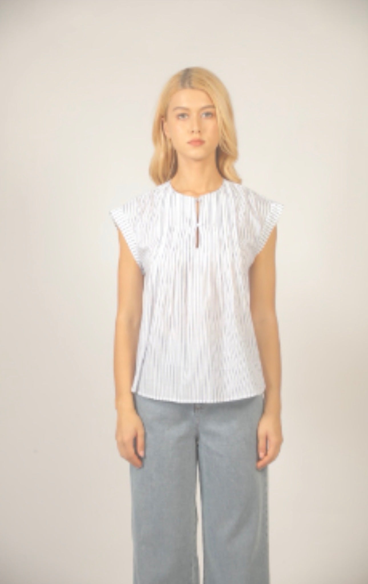 See U Soon Stripe Blouse - gilt+gossamer