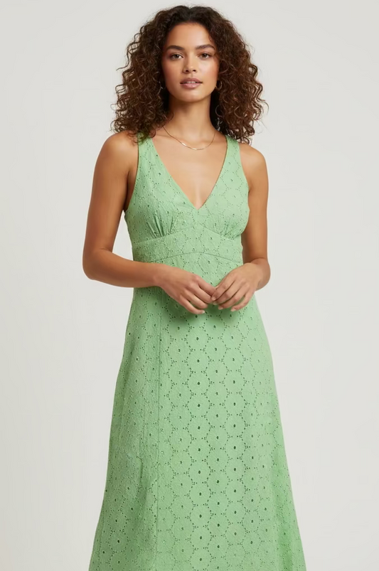 Marielle Midi Dress - Jade - gilt+gossamer