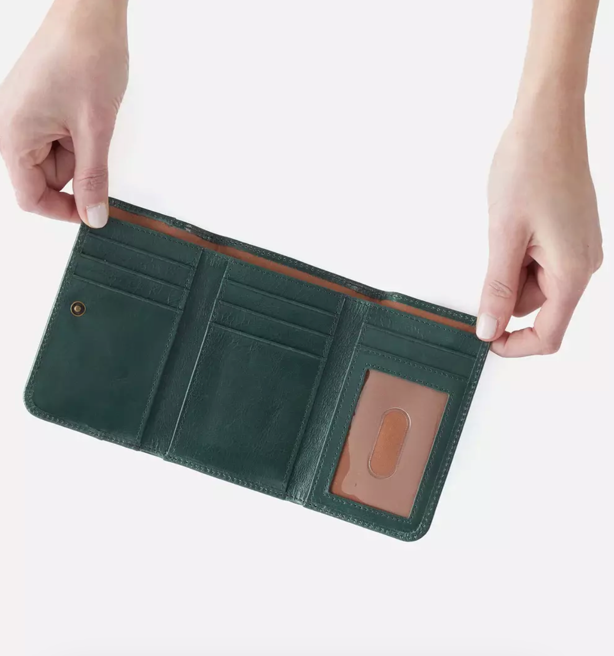 HOBO Jill Mini Trifold Wallet - gilt+gossamer