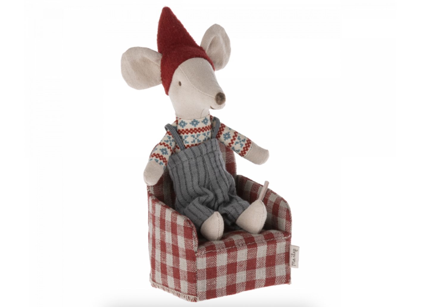 Maileg Chair, Mouse - Red