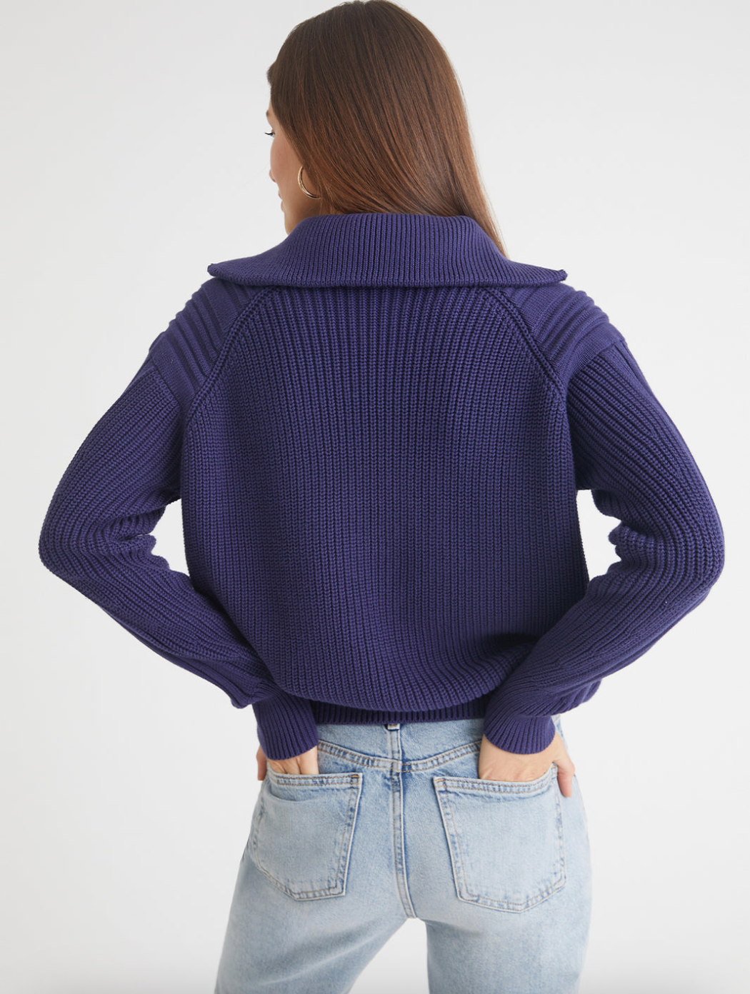 525 America Nina: 3/4 Zip Sweater