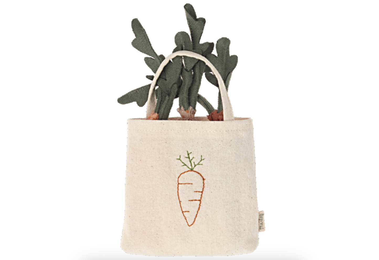 Maileg Carrots in Shopping Bag