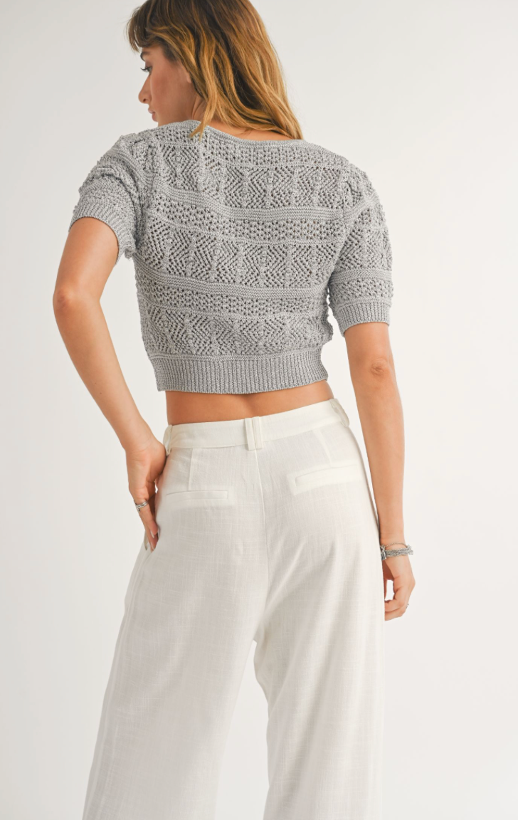 Sylvie Short Sleeve Cardigan