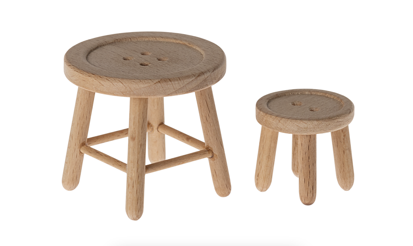 Maileg Table & Stool Set