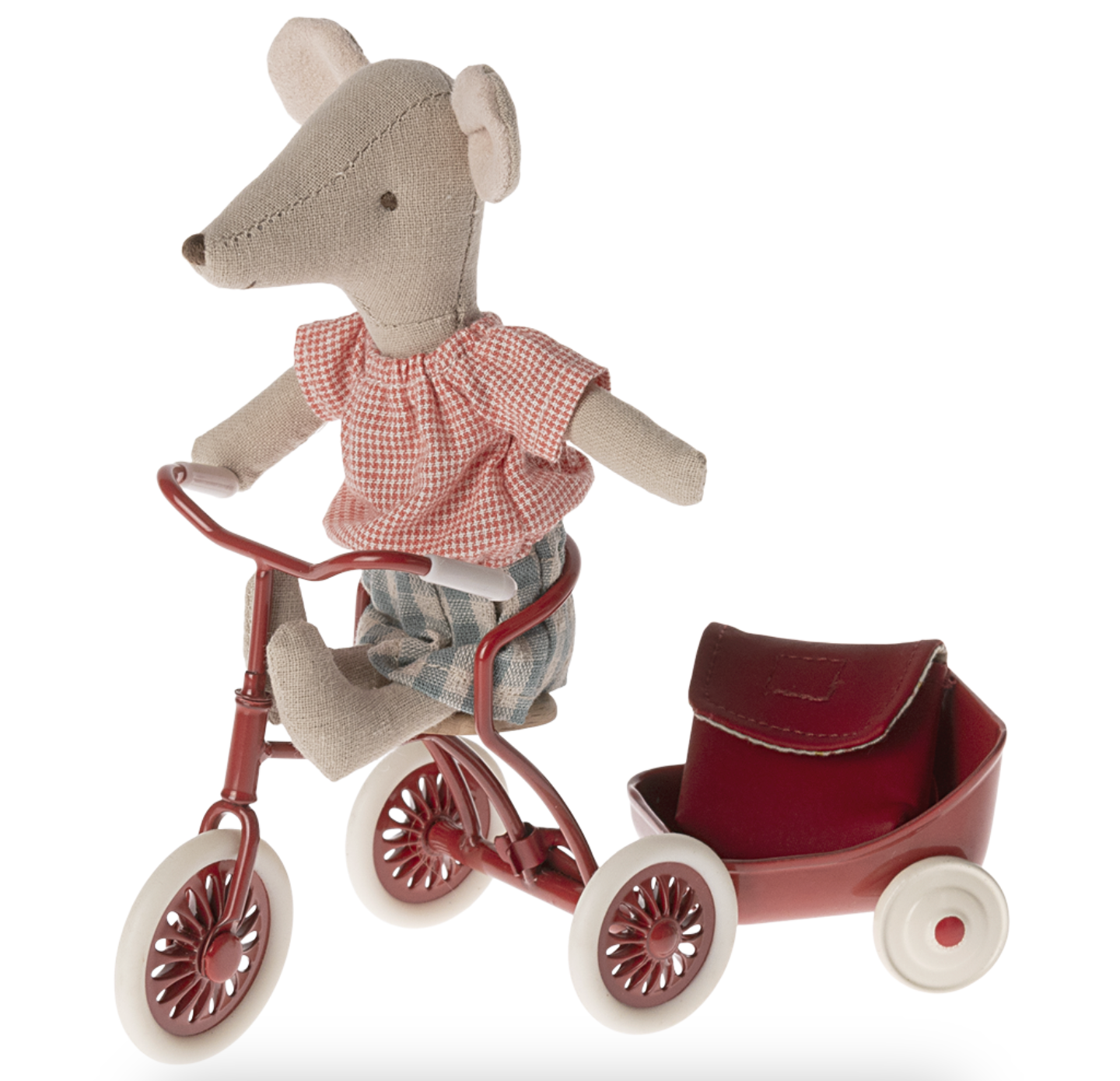 Maileg Tricycle Mouse, Big Sister - Red