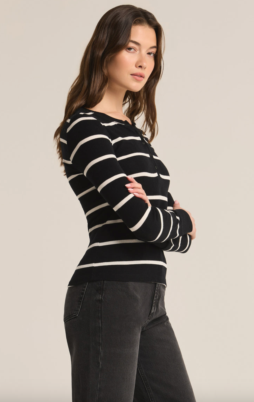 Scarlett Rib Henley