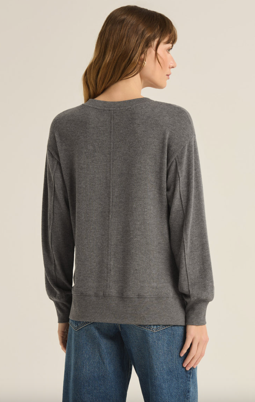 Wilder Cloud V-Neck Long Sleeve Top