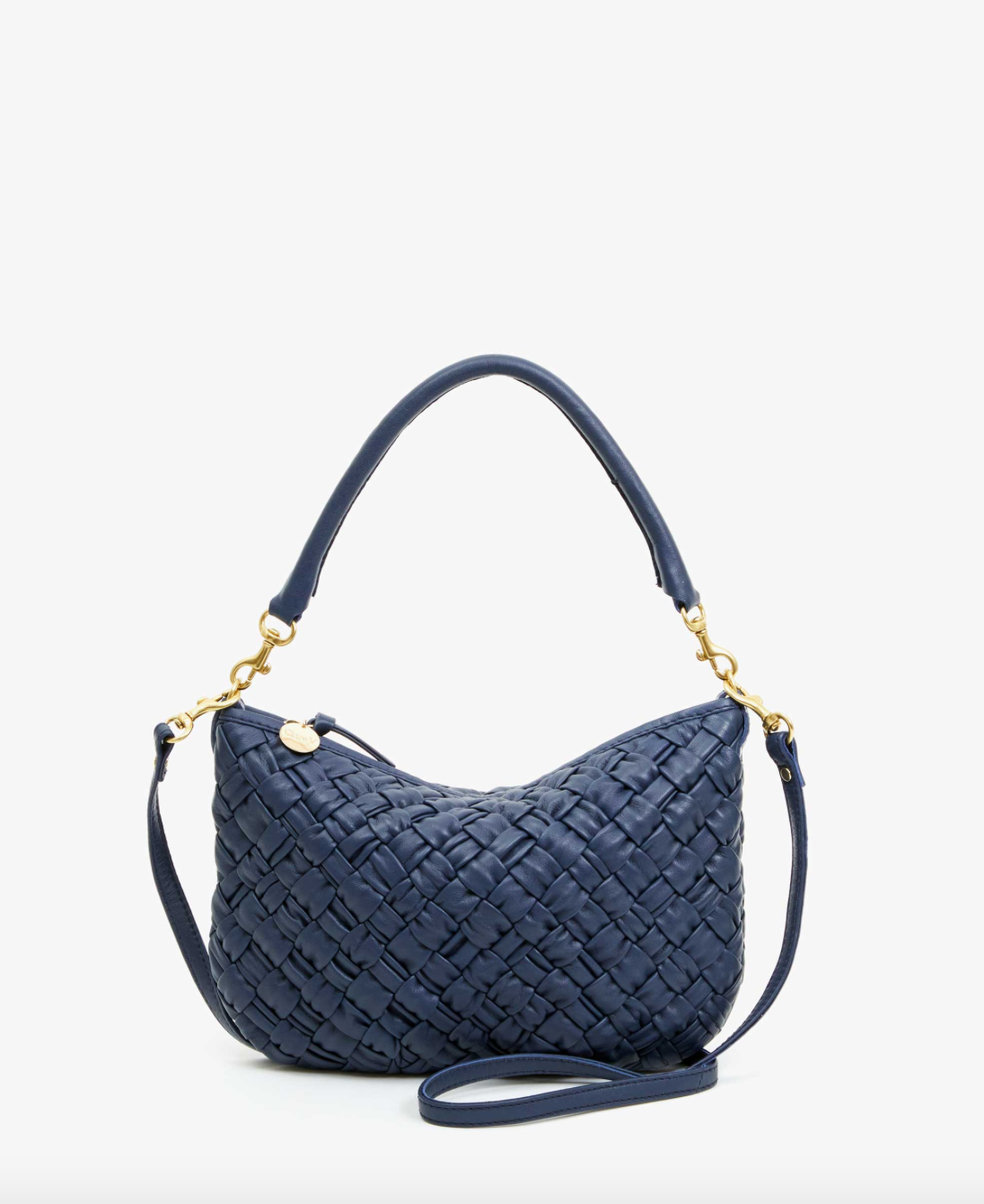 Clare V. Petit Moyen - Bright Navy Puffy Woven