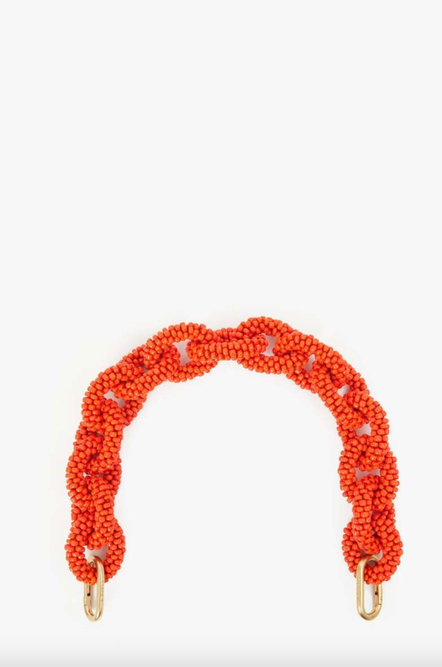 Clare V. Shortie Strap - Poppy Seed Bead